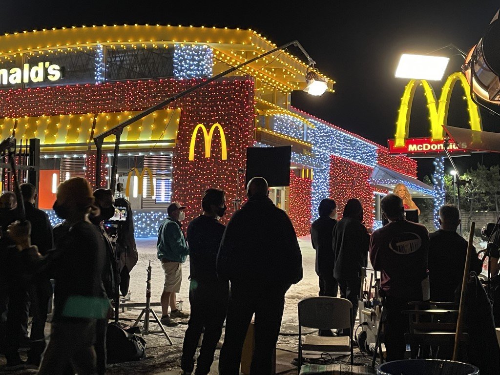 Christmas Brothers Christmas Decorated Movieset Mac Donalds